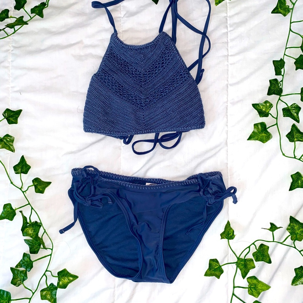 crochet top bikini